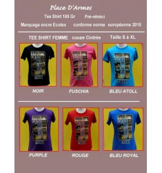 T SHIRT PLACE D'ARMES FEMME