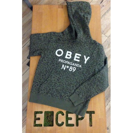 Sweat Capuche "Leopard Print" Obey