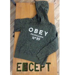 Sweat Capuche "Leopard Print" Obey