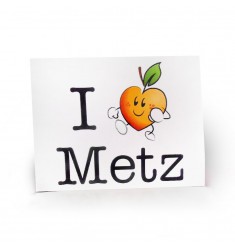 Carte postale 'I Love Metz'