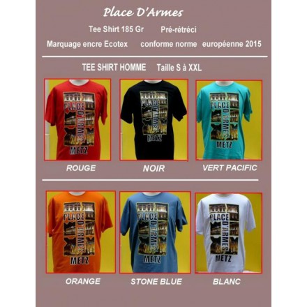 T SHIRT PLACE D'ARMES METZ HOMME