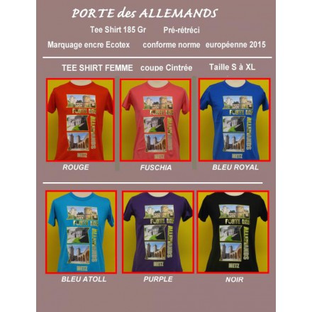 T SHIRT QUARTIER DES ALLEMANDS FEMME